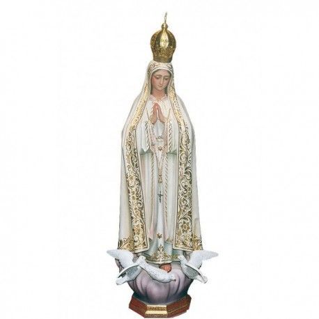 Virgin of Fatima (with doves and candles)